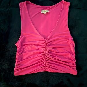 Pink crop top from Living in the moment size M